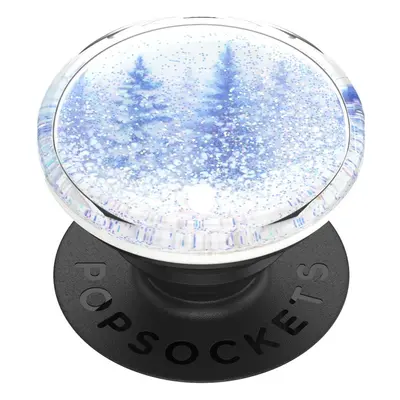 PopSockets PopGrip Gen.2, Tidepool Snowglobe Forest, zimní les v tekutině se sněhem