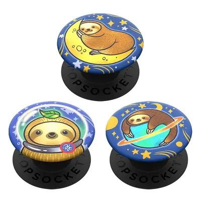 PopSockets PopMinis Lazy Space, lenochodi ve vesmíru, 3 mini PopSockety