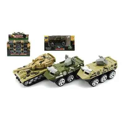 Tank/auto, vojenské/obrněný transportér kov 7cm