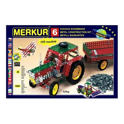 Merkur Toys Stavebnice MERKUR 6 100 modelů 940ks