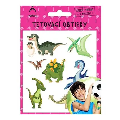 Dětské tetovací obtisky Dinosauři 2