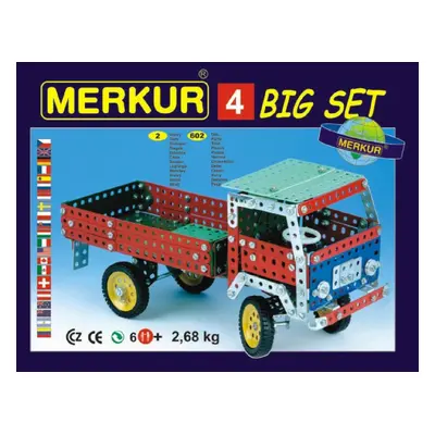 Merkur Toys Stavebnice MERKUR 4 40 modelů 602ks