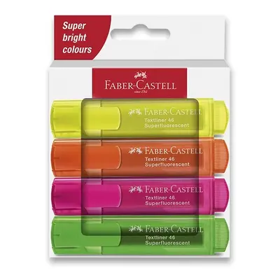 Faber-Castell Zvýrazňovač Textliner 46 Neon - sada 4 barev