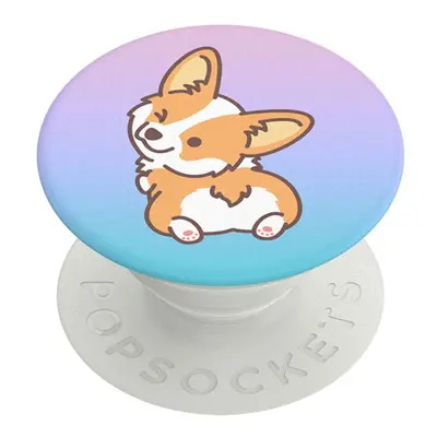 PopSockets PopGrip Gen.2, Cheeky Corgi, psík na barevném podkladu