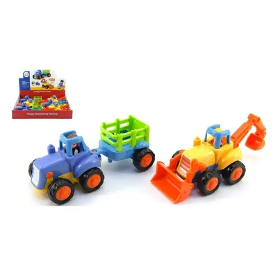 Teddies Traktor s vlekem/Buldozer