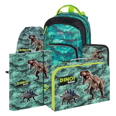 Karton P+P Školní batoh OXY GO Dino, 5dílný set