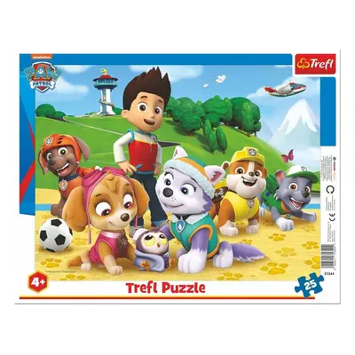 Trefl Puzzle deskové Paw Patrol/Tlapková patrola na stopě 25 dílků ve fólii