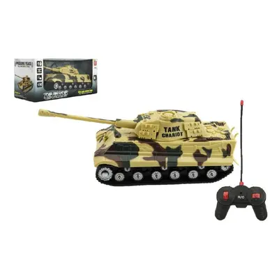 Tank RC plast 25cm na baterie se zvukem se světlem 2 druhy