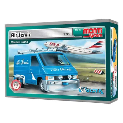 Beneš a Lát Stavebnice Monti 05 Air Servis-Renault Trafic 1:35