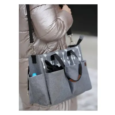 Kinder Hop Přebalovací taška na kočárek 2v1 Traveler Bag Space Grey