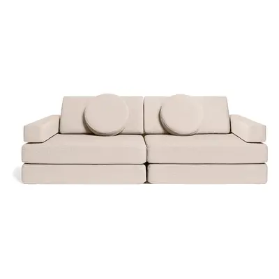 Rozkládací dětská pěnová pohovka a bunker SHAPPY PLAY SOFA ORIGINAL více barev Barva: Soft Beige