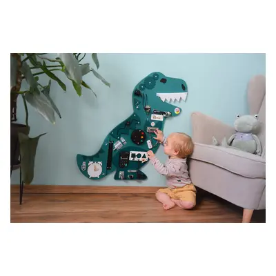 Foxy Family Montessori activity board Dinoland Tyrannosaurus Rex Varianta: Bez stojanu - montáž 