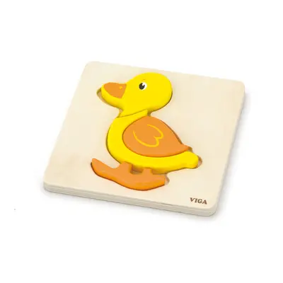 Viga Toys První dřevěné puzzle Viga, Kachna