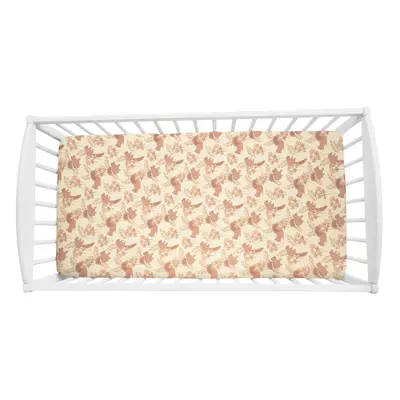 Prostěradlo Sleepee Vintage Animals Almond 120x60 cm