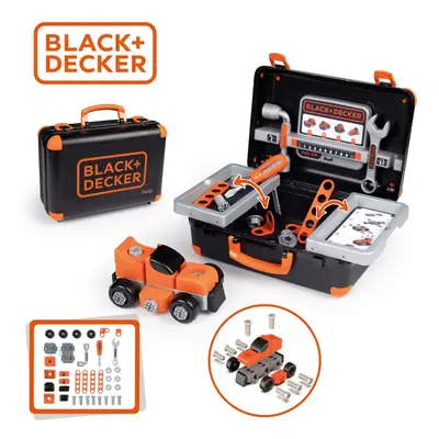 Smoby Black & Decker kufřík s nářadím a autíčkem