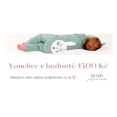 Dárkový voucher v hodnotě 1500 Kč