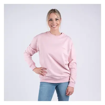 Moniel dámská mikina vlastním nápisem Basic Powder Pink