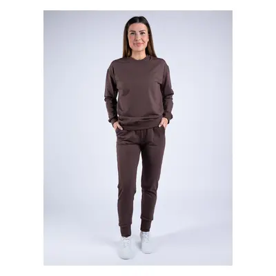 Moniel dámská tepláková souprava vel.L a XL Basic Chocolate