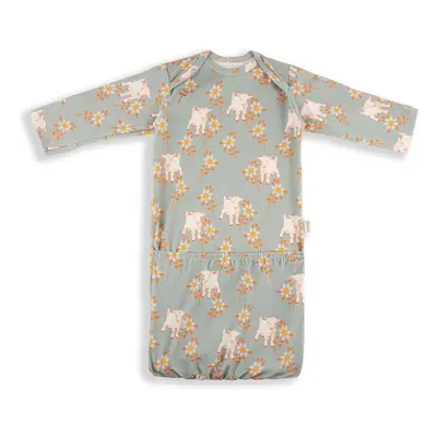 Sleepee Body Klokánek - první oblečení (0-2) Vintage Animals Sky Blue