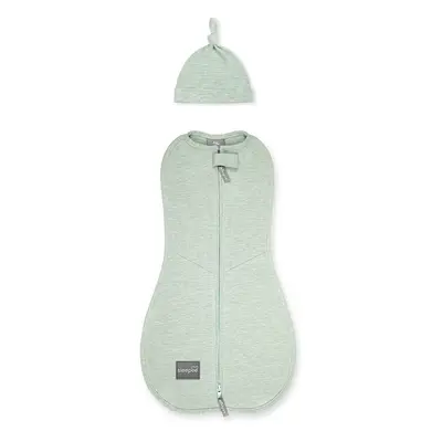 Zavinovačka Sleepee First Step Swaddle s čepičkou zdarma mintová