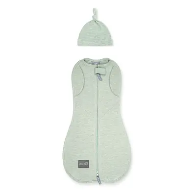 Zavinovačka Sleepee Second Step Swaddle s čepičkou zdarma mintová