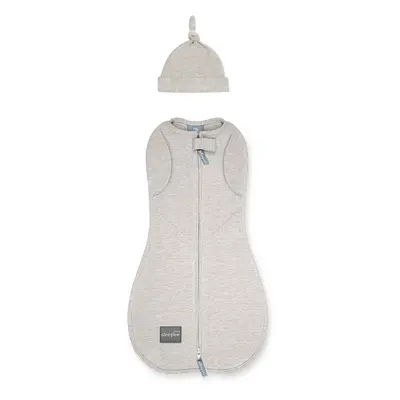 Zavinovačka Sleepee First Step Swaddle s čepičkou zdarma béžová