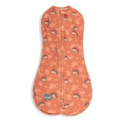 Zavinovačka Sleepee Second Step Swaddle s čepičkou zdarma Vintage Animals Amaranth