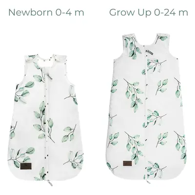 Rostoucí sada celoročních pytlů Sleepee Newborn & Grow Up Eukalyptus TOG 2.5