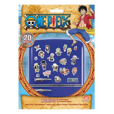 Sada magnetek One Piece - Chibi (20 ks)