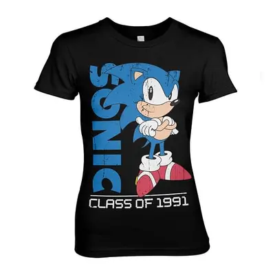 Dámské Tričko Ježek Sonic - Class Of 1991, velikost M