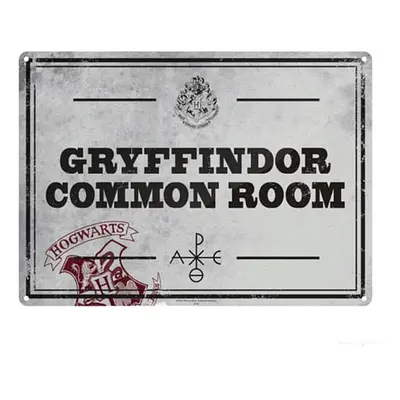 Plechová cedule na zeď Harry Potter - Common Room