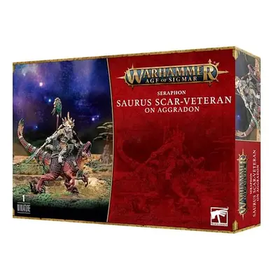 Warhammer Age of Sigmar: Seraphon Saurus Scar-Veteran on Aggradon