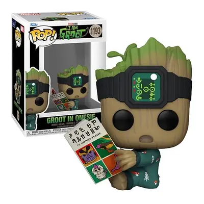 Figurka I Am Groot - Groot in Onesie with Book Funko POP!