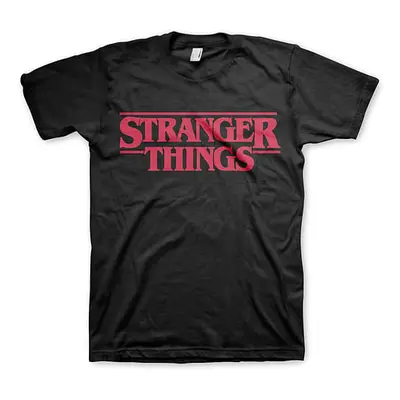 Tričko Stranger Things - Logo, velikost XL