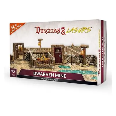 Dungeons & Lasers: Dwarven Mine Half-Height Walls