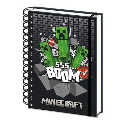 Zápisník Minecraft 3D - Boom