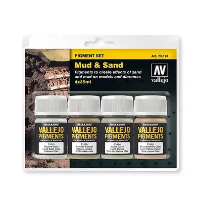 Sada Vallejo Pigments: Mud & Sand