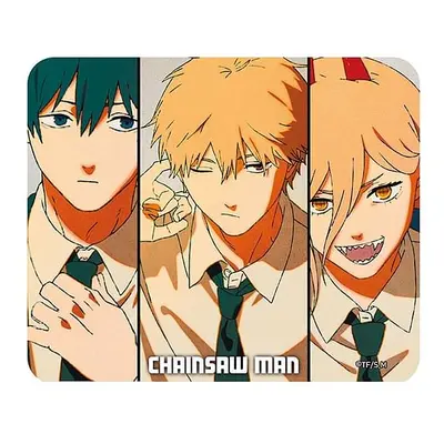 Podložka pod myš Chainsaw Man - Denji, Aki & Power