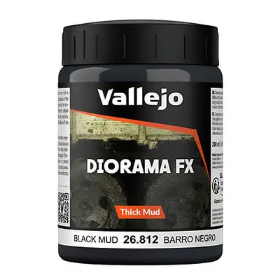 Vallejo: Diorama Effects - Black Thick Mud