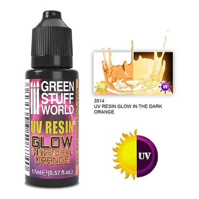 Green Stuff World: UV Resin - Glow in the Dark: Orange