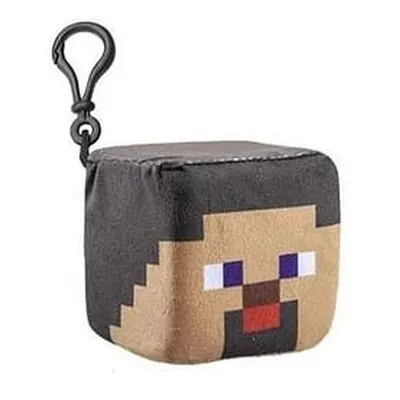 Plyšák s klipem Minecraft - Steve (hlava), 8 cm