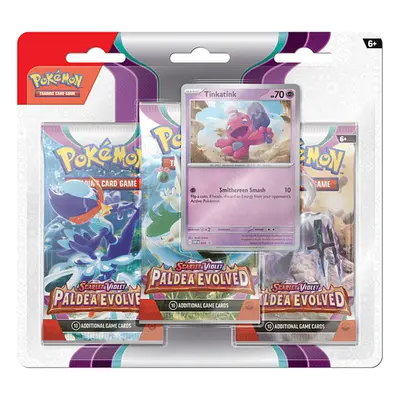 Pokémon TCG: Paldea Evolved - 3-Booster Blister Tinkatink