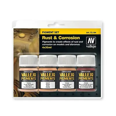 Sada Vallejo Pigments: Rust & Corrosion