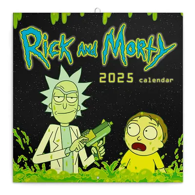 Poznámkový kalendář Rick a Morty 2025