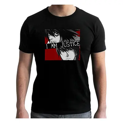 Tričko Death Note - I am Justice, velikost XL