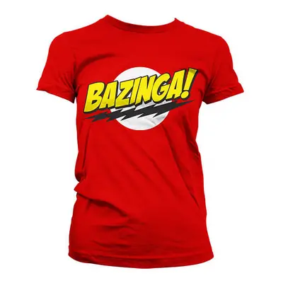 Dámské tričko The Big Bang Theory: Bazinga, velikost M