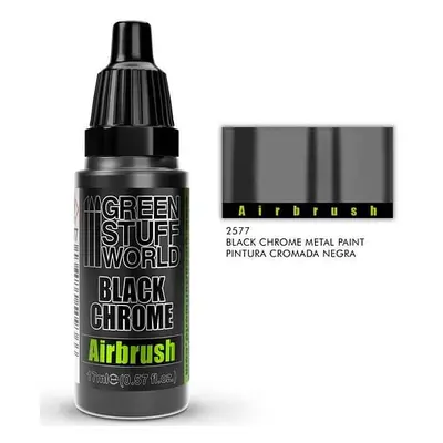 Green Stuff World Black Chrome Paint - Airbrush