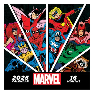 Poznámkový kalendář Marvel - Retro 2025