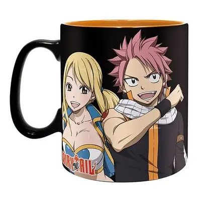 Hrnek Fairy Tail - Lucy, Natsu & Emblem