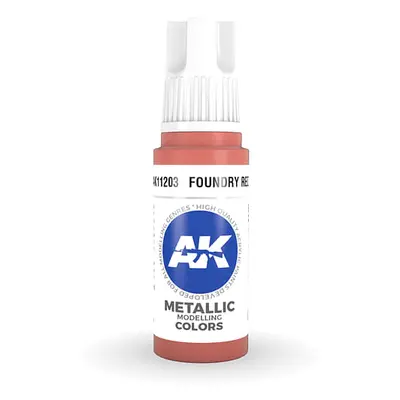 AK Interactive: General Series - Metallic Foundry Red